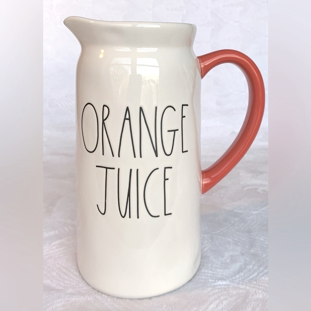 Rae Dunn Orange Juice Pitcher
